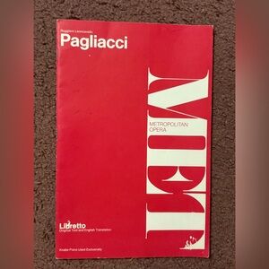 Pagliacci Libretto by Ruggerio Leoncavallo Libretto Original Text + English